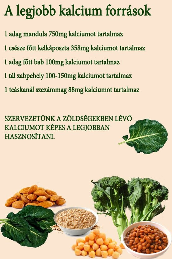 A legjobb természetes kalcium források