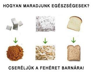 Cseréljük a fehéret barnára