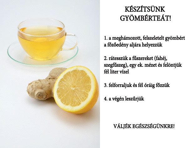 Készítsünk gyömbérteát!