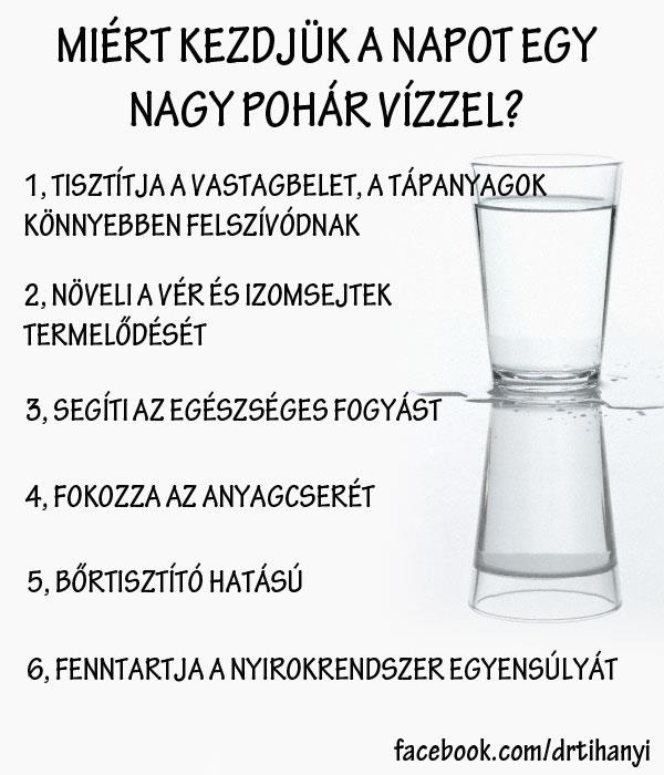 Miért kezdjük a napot egy nagy pohár vízzel?