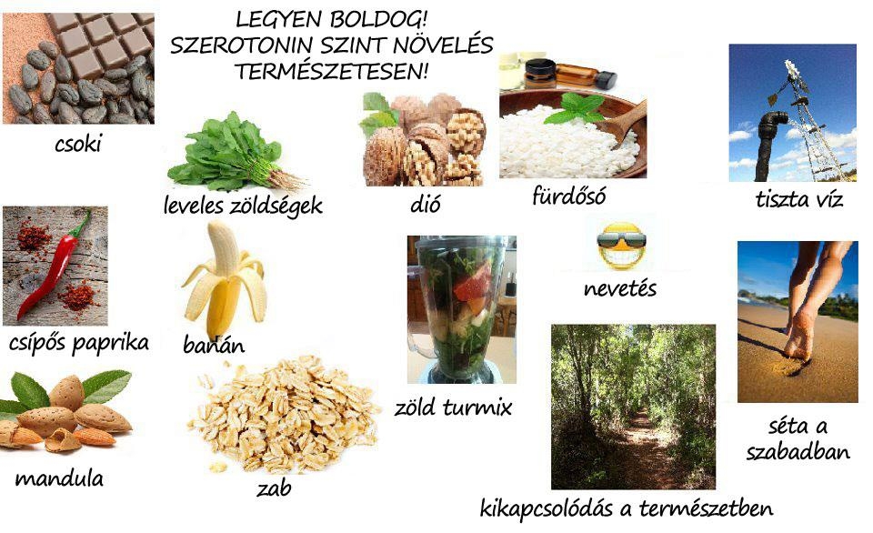 Szerotonin növelő ételek