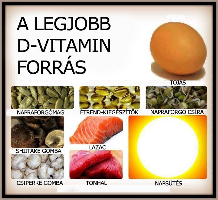A legjobb D-vitamin források