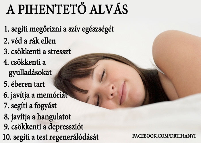 A pihentető alvás