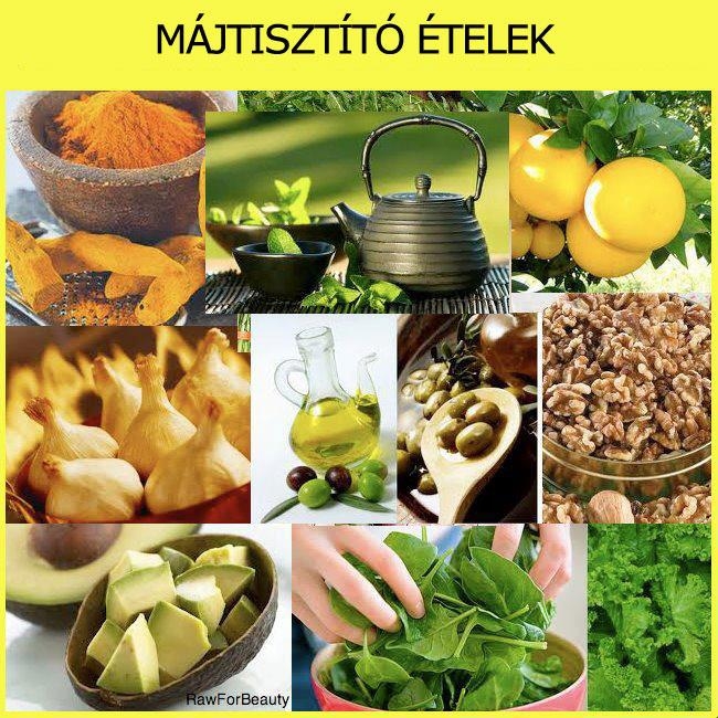 Májtisztító ételek