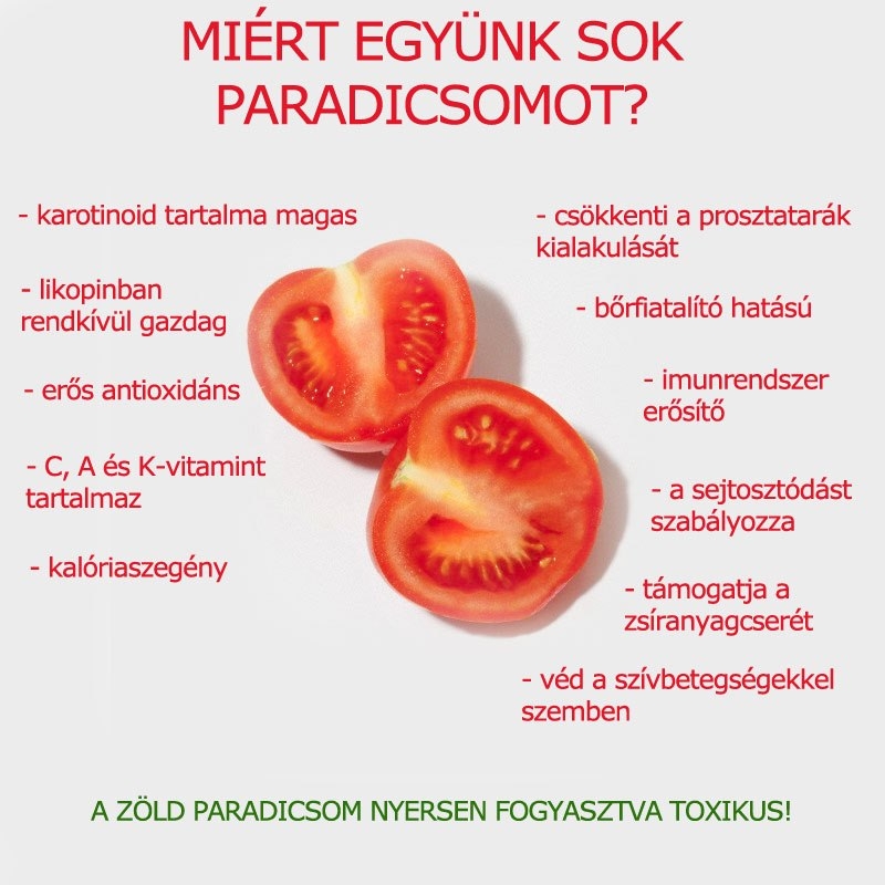Miért együnk sok paradicsomot?