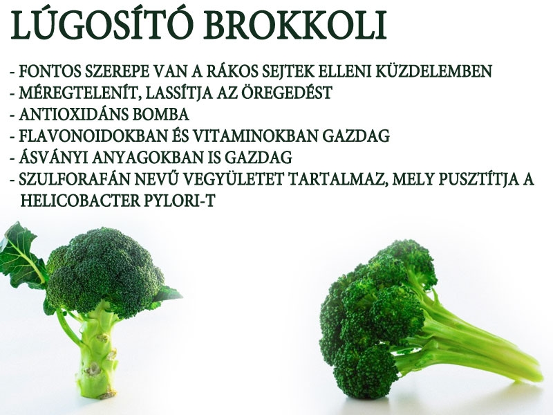 Lúgosító brokkoli