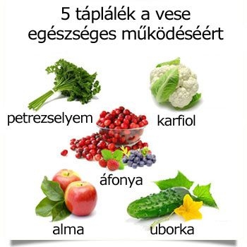 5 táplálék a vese egészséges működéséért
