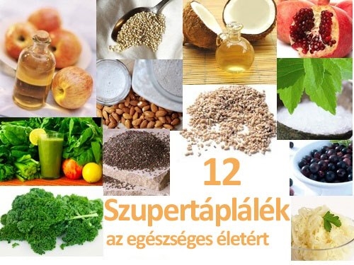 12 szupertáplálék