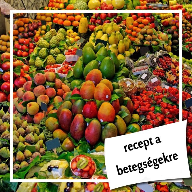 Természetes recept betegségeinkre