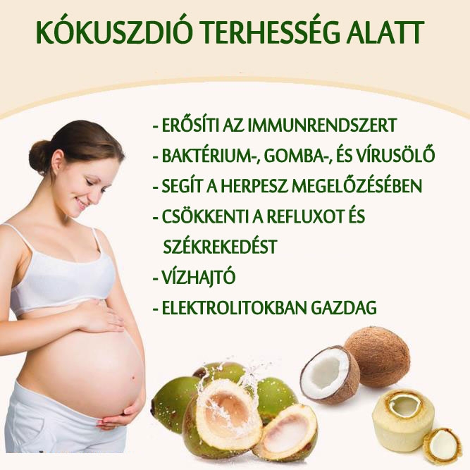 Kókuszdió terhesség alatt