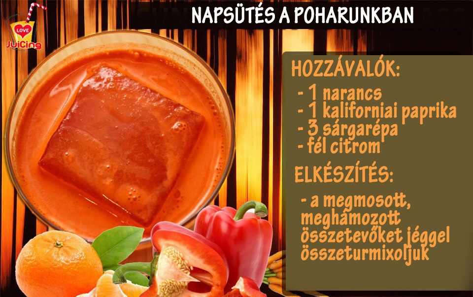 Napsütés a poharunkban