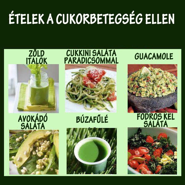 Ételek a cukorbetegség ellen