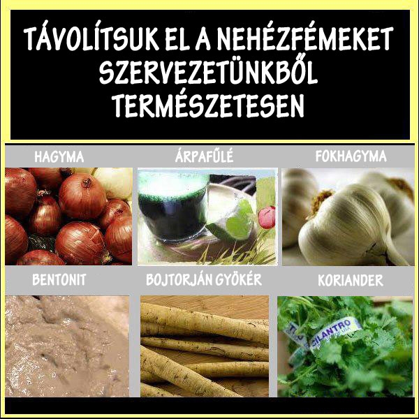 Távolítsuk el a nehézfémeket