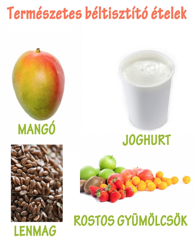 Természetes béltisztító ételek