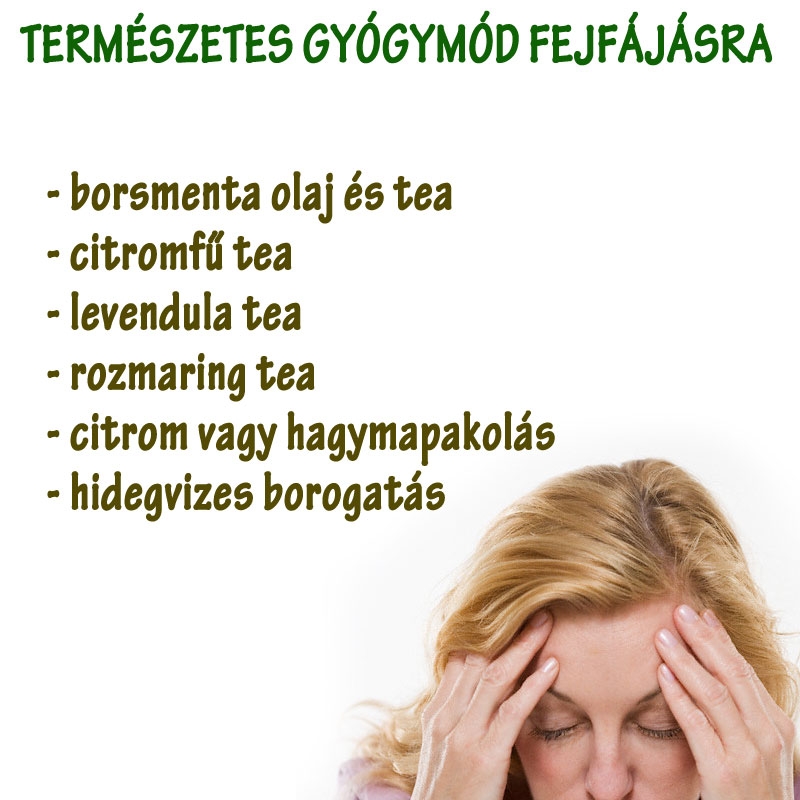 Természetes gyógymód fejfájásra