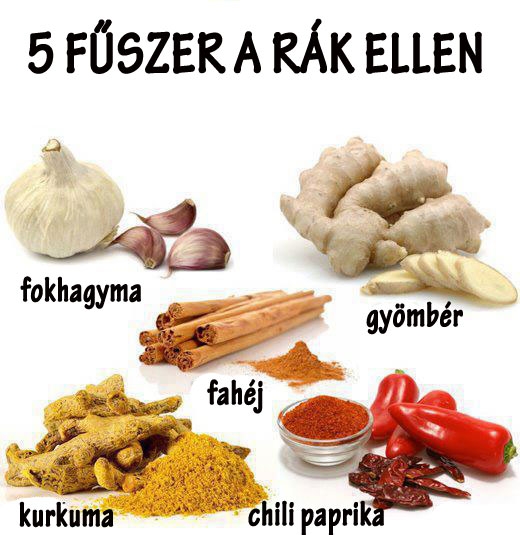 5 fűszer a rák ellen