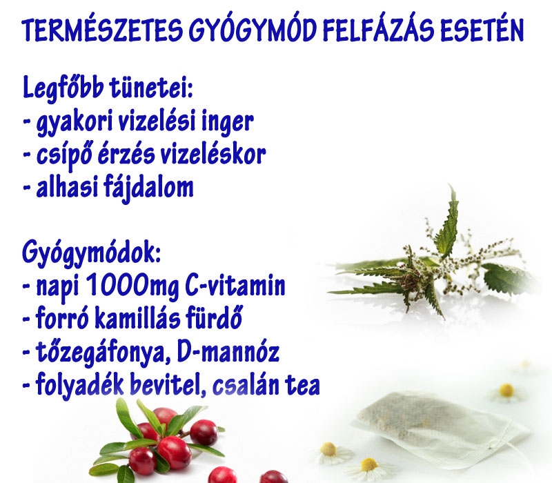 Természetes gyógymód felfázásra