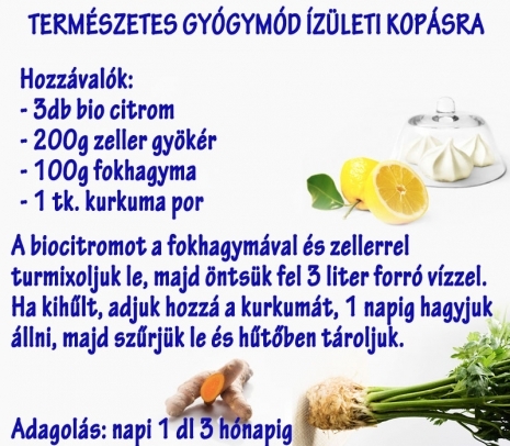 Természetes gyógymód ízületi kopásra