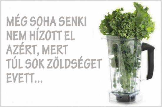 Még soha senki nem hízott el azért