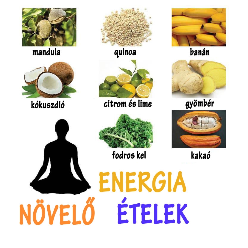 Energia növelő ételek