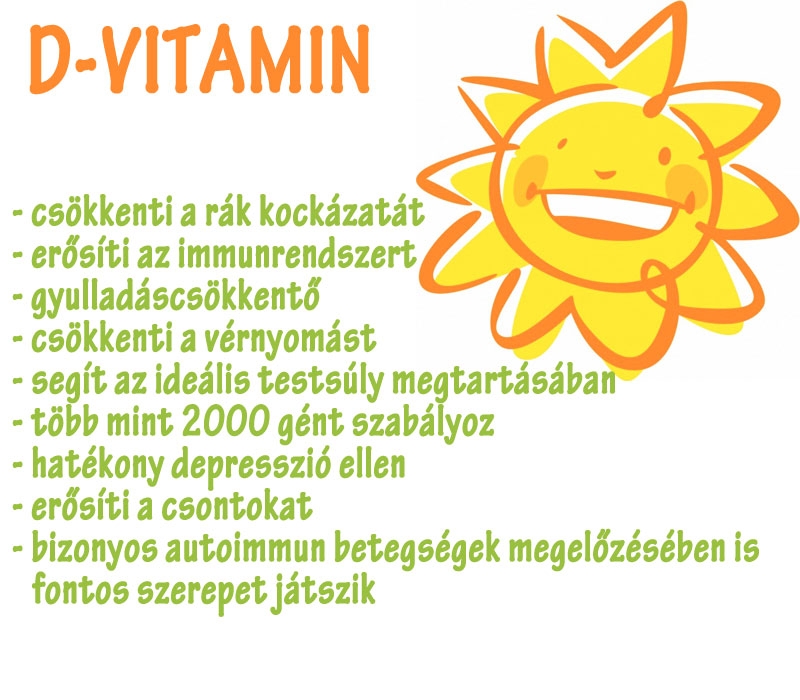 D-vitamin, napsütés