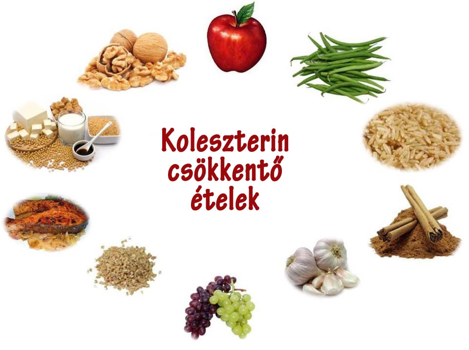 Koleszterin csökkentő ételek