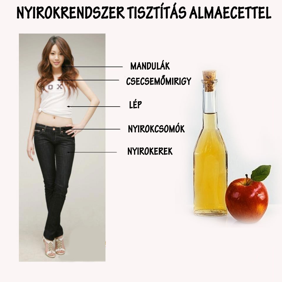 Nyirokrendszer tisztítása almaecettel