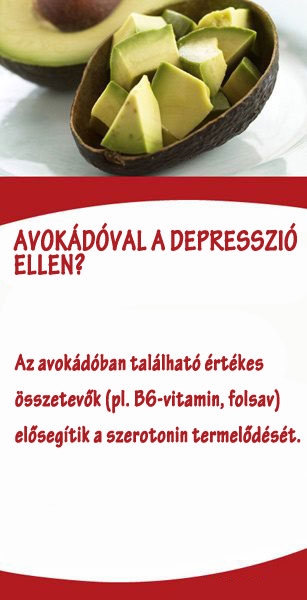 Avokádóval a depresszió ellen?