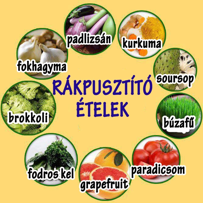 Rákpusztító ételek