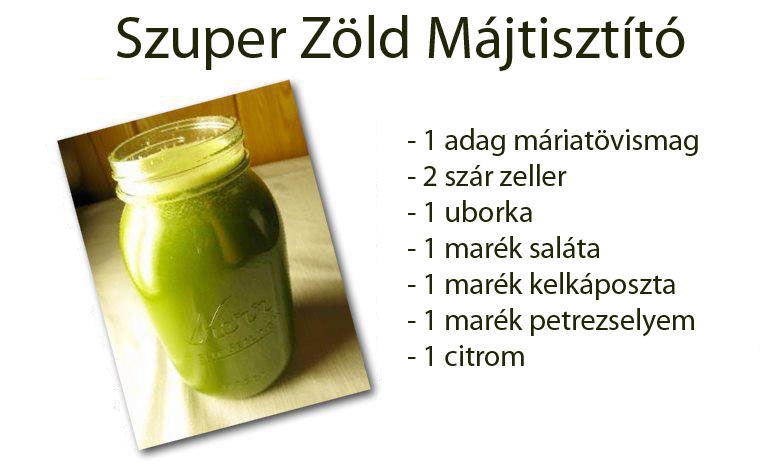Szuper Zöld Májtisztító