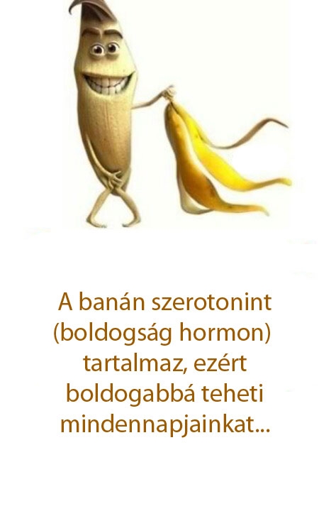 A banán szerotonint tartalmaz