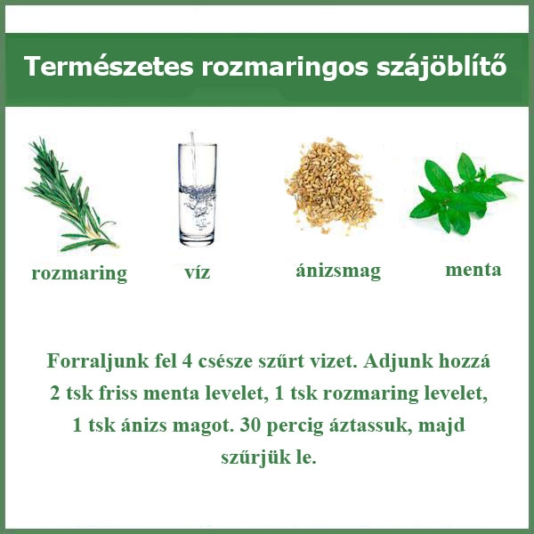 Rozmaringos szájvíz