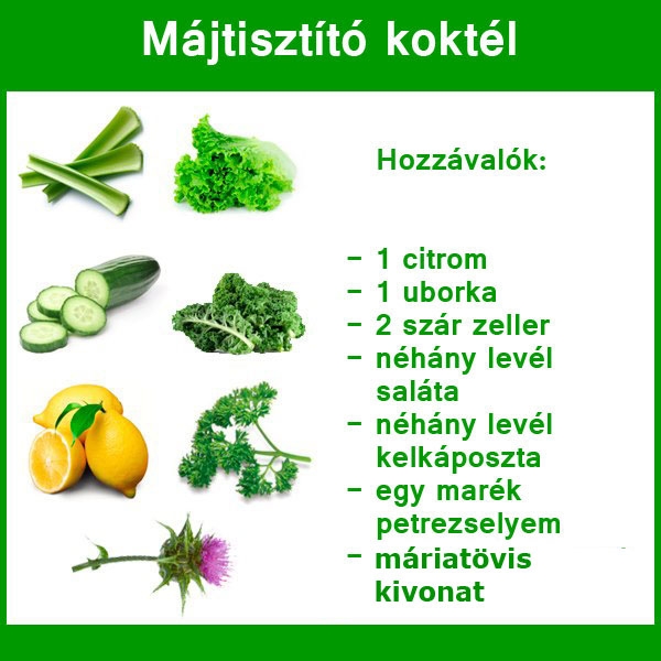 Májtisztító koktél