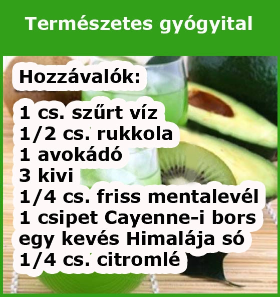 Természetes gyógyital