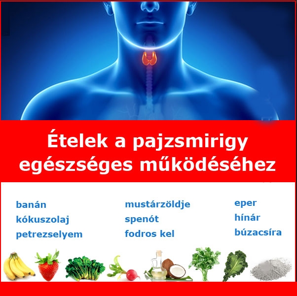 Ételek a pajzsmirigy egészséges működéséhez