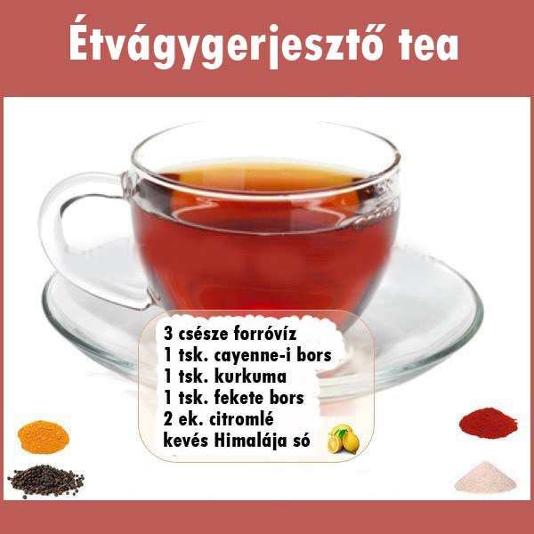 Étvágygerjesztő tea