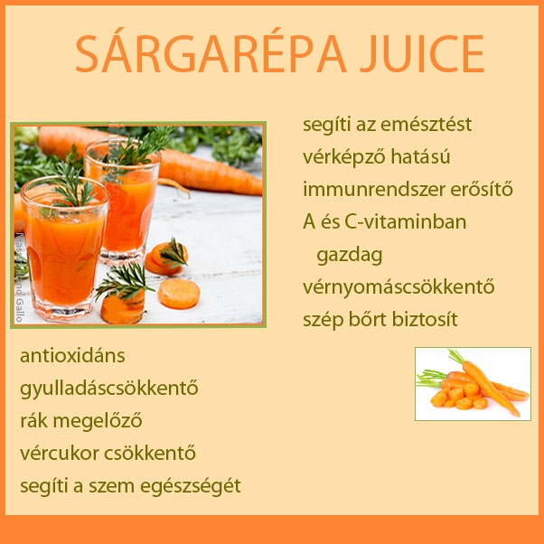 Sárgarépa juice