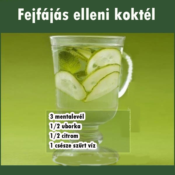 Fejfájás elleni koktél