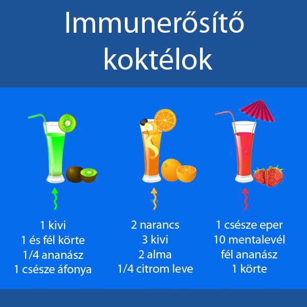 Immunerősítő koktélok