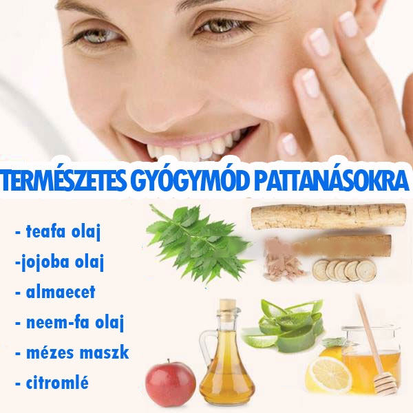 Természetes gyógymód pattanások ellen