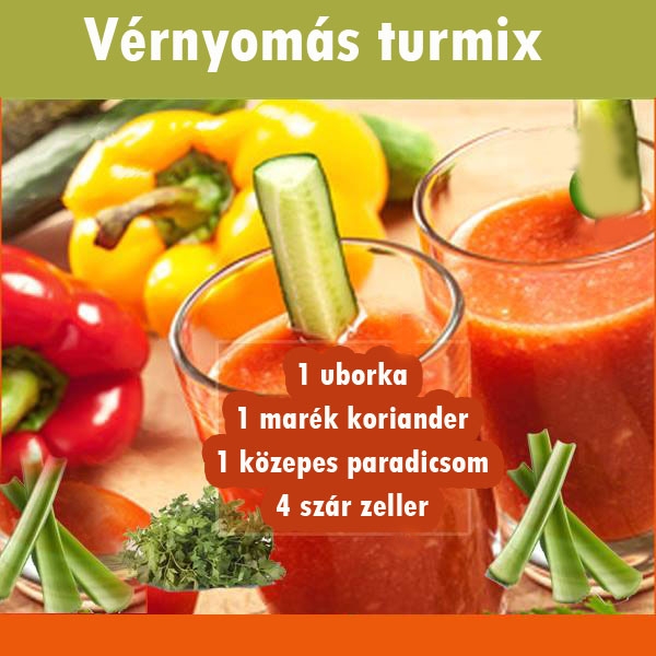 Vérnyomáscsökkentő turmix
