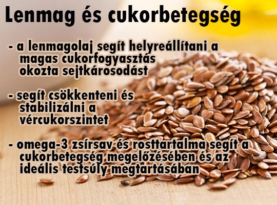 Lenmag és cukorbetegség