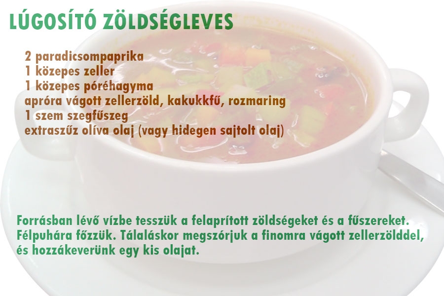 Lúgosító zöldségleves