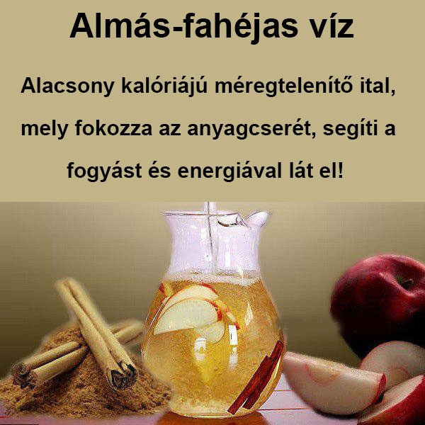 Almás-fahéjas víz