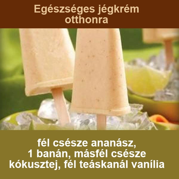 Egészséges jégkrém