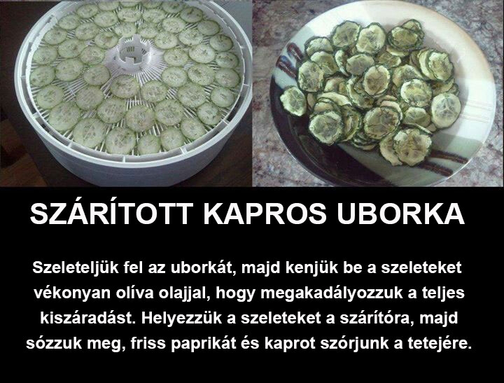 Szárított kapros uborka