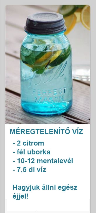 Méregtelenítő víz