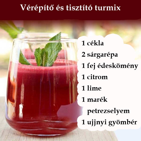 Vérépítő és tisztító turmix