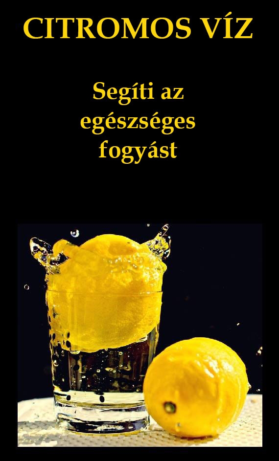 Citromos víz - egészséges fogyás