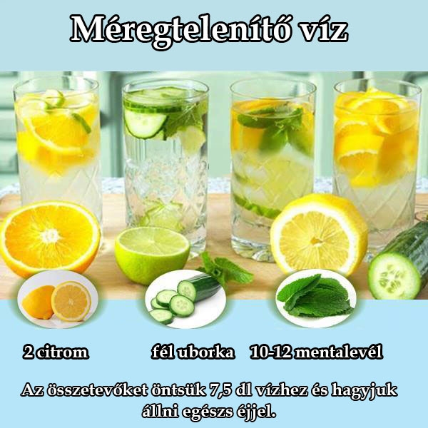 Méregtelenítő víz